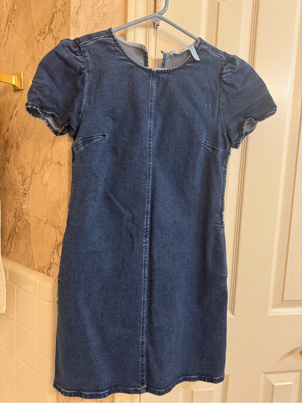 Draper James Dark Blue Denim Dress
